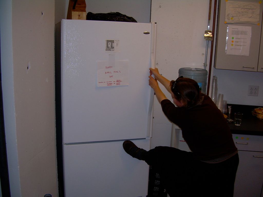 Refrigerator Handle Switch Prank - Make a Fool Out of Your Coworkers!