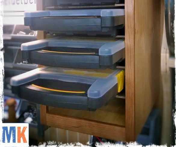 Small Parts/Hardware/Tool Storage Cabinet Solution
