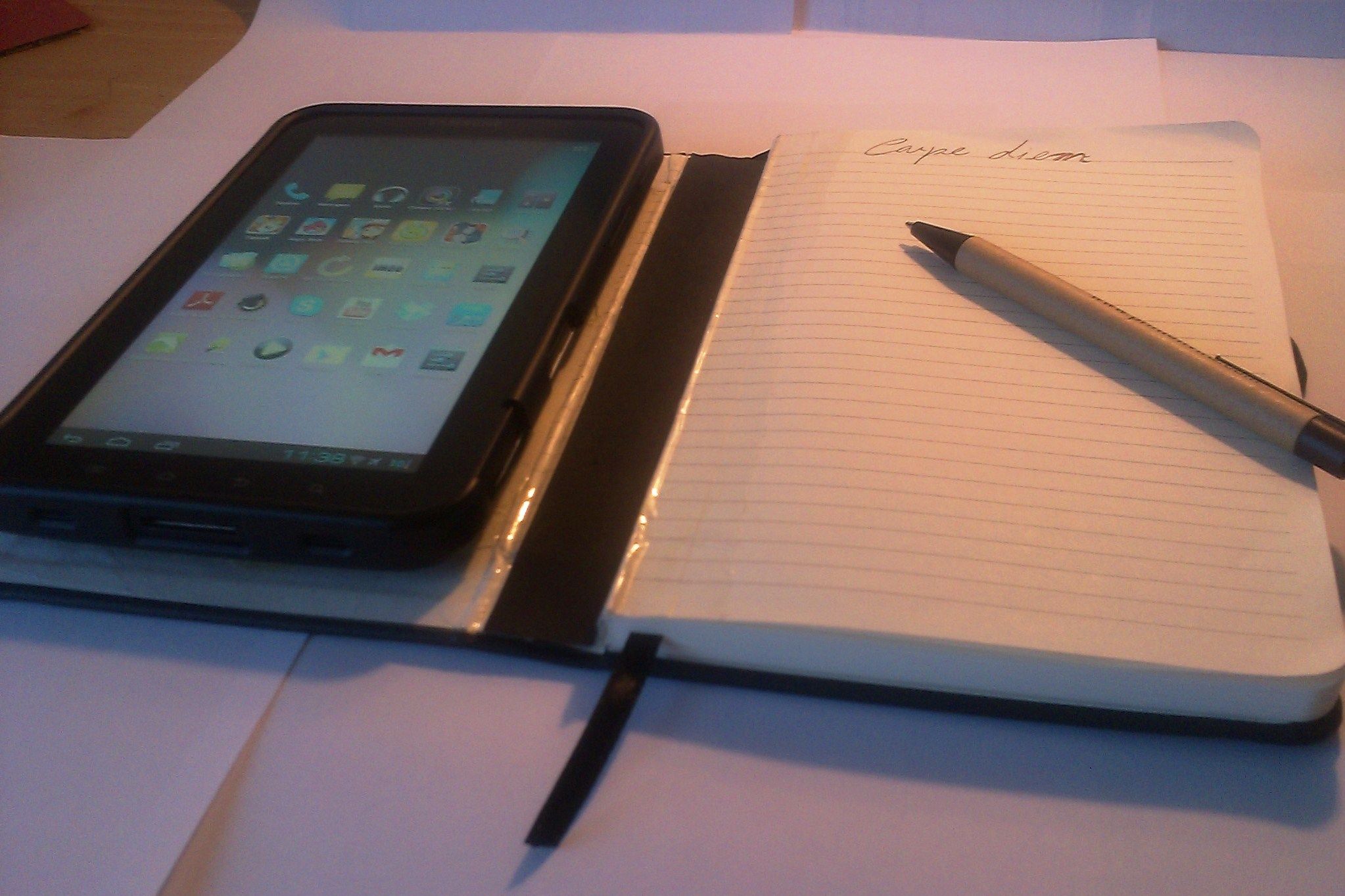 Moleskine With Android Tablet Instructables