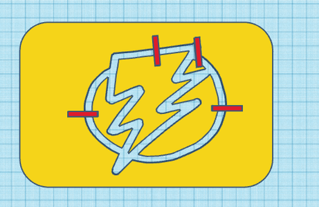 Making the Bolt Stencil Printable