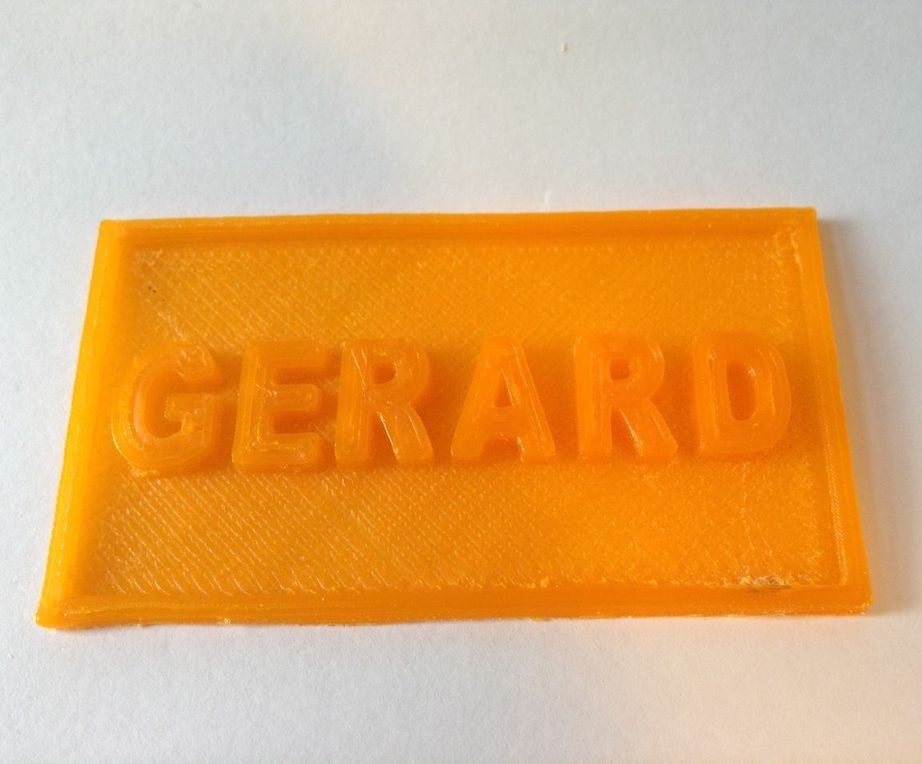 Easiest 3D Name Tag, using Tinkercad