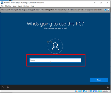 32. Enter Username Then Click Next.