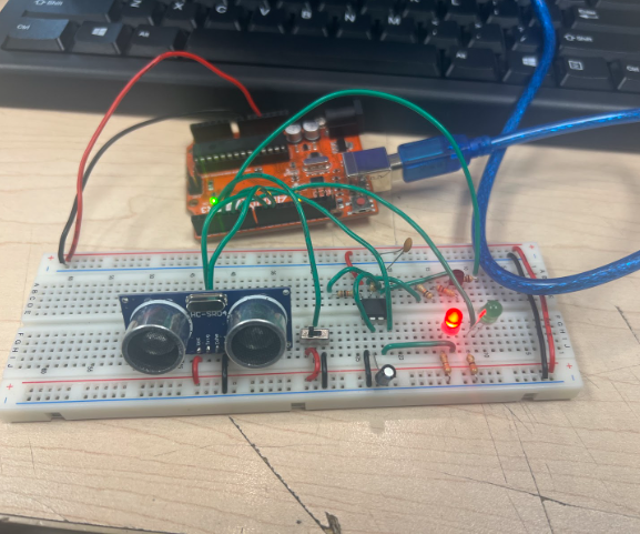 Car Parking Assist With 555 Timer