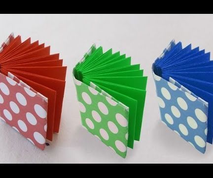 DIY Project Ideas : How to Make a Mini Modular Origami Book 