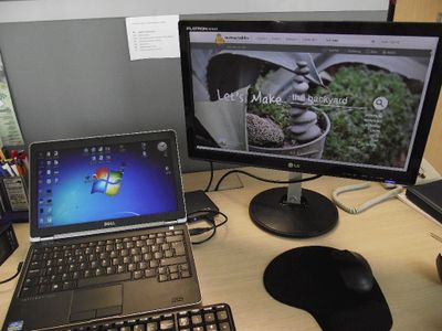 Rotating Monitor Stand Conversion