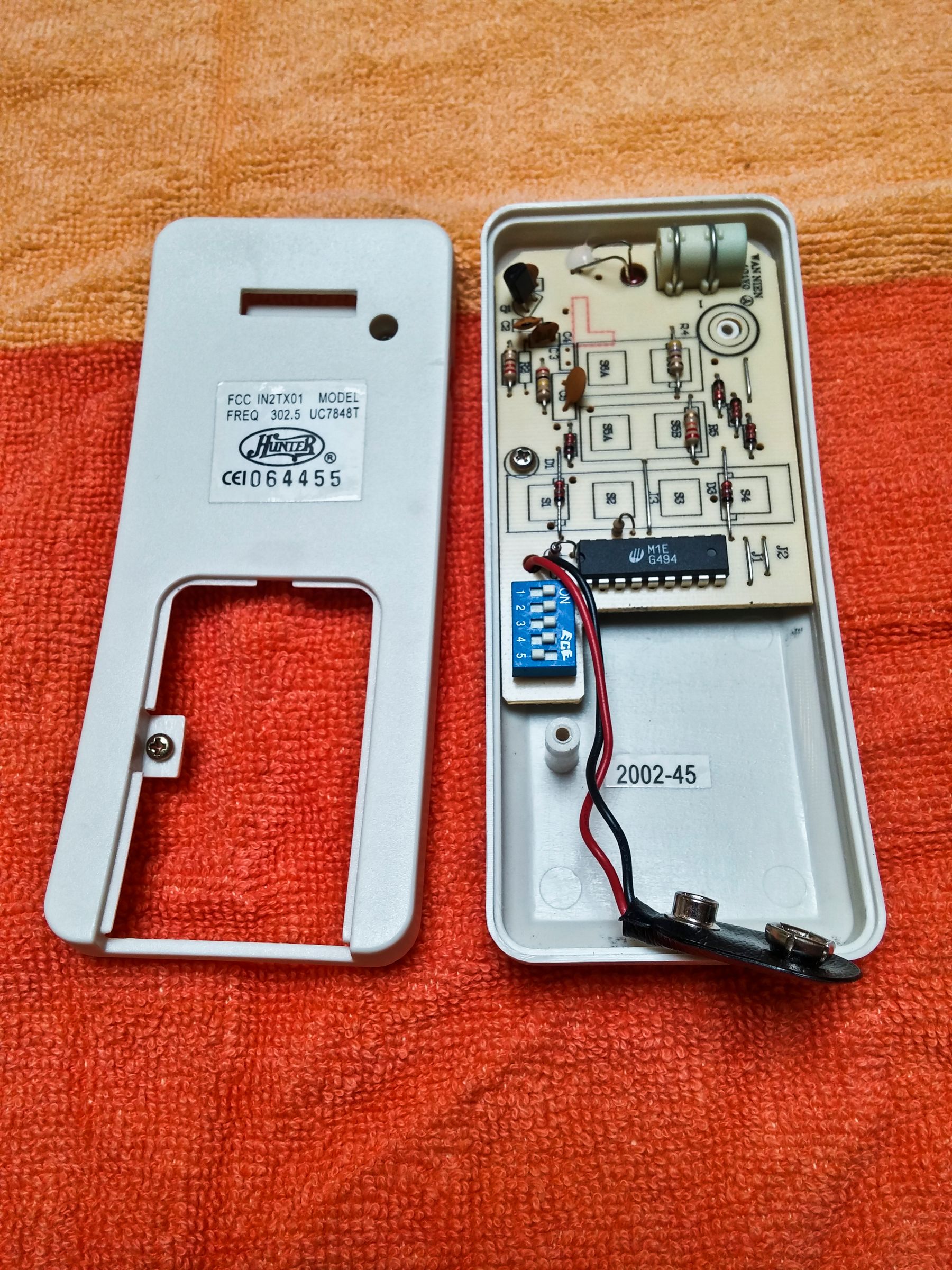 Repairing a Hunter Fan Remote Control 5 Steps Instructables