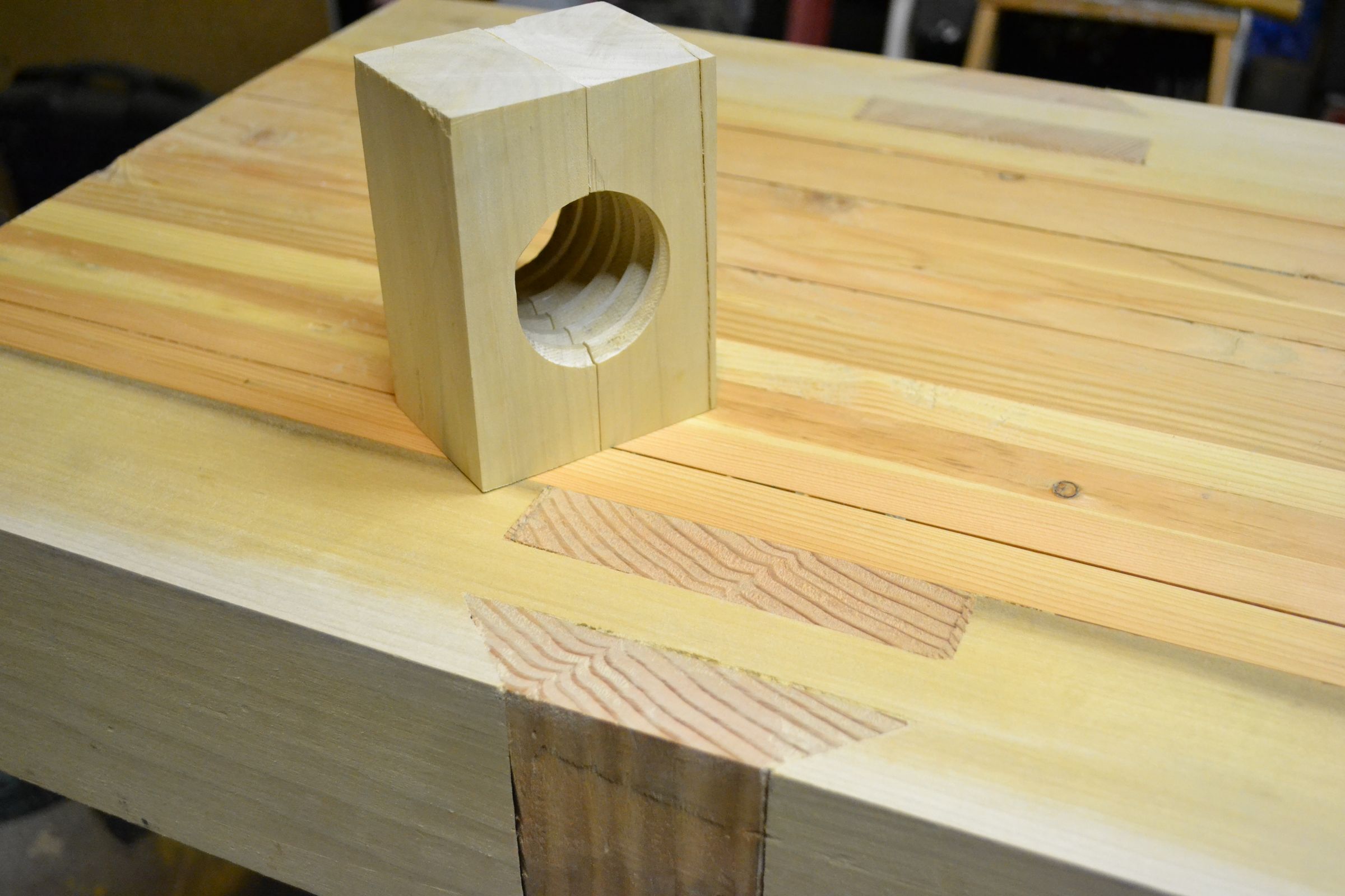 Wood Nut for a Wood Vice Screw