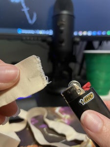 (Optional) Melt End of Ribbons