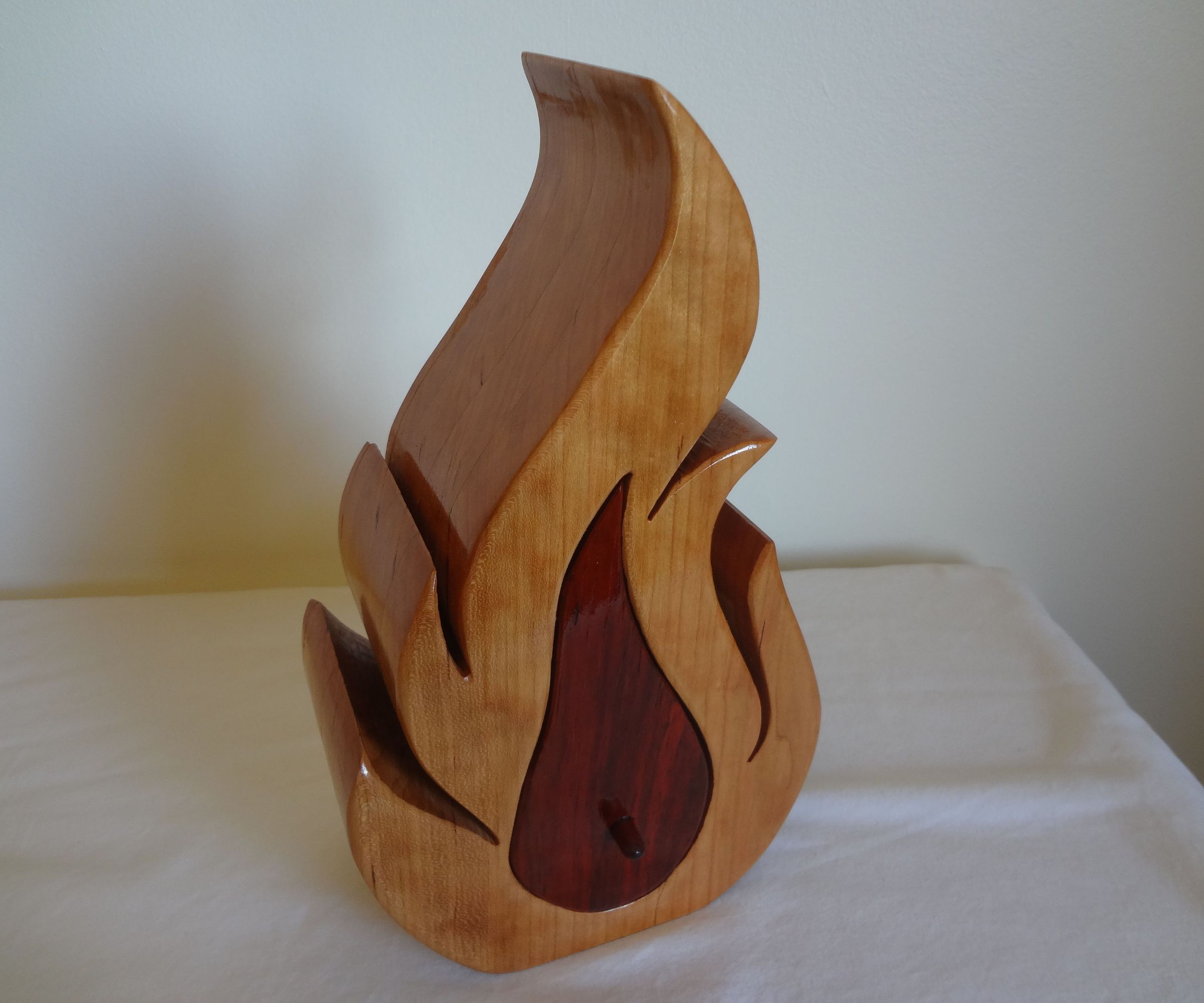 "Flaming" Bandsaw Box