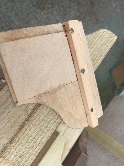 Cut Decorative End on 4x2s