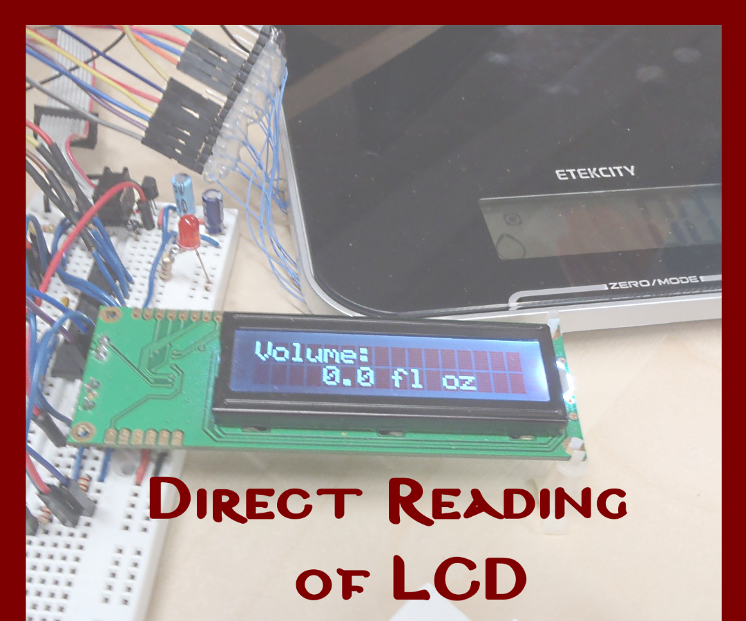 Direct Reading of LCD Using General Purpose IO