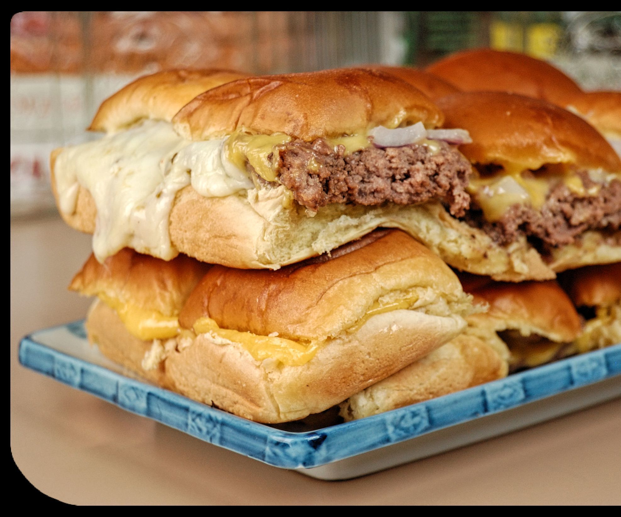 BBQ Cheeseburger Sliders