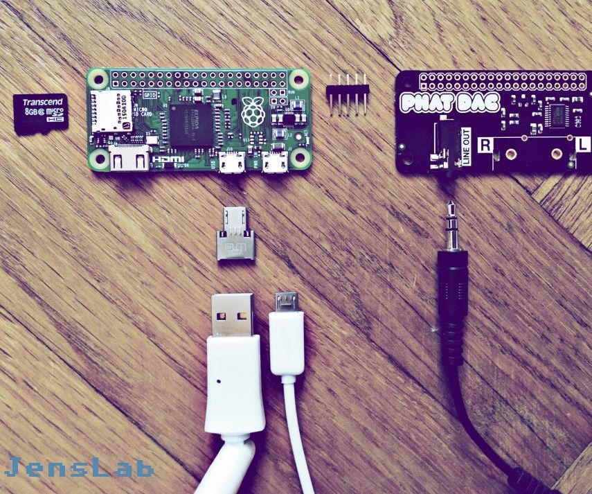 Multiroom Client Mit Raspberry Pi ZERO Und PHAT DAC