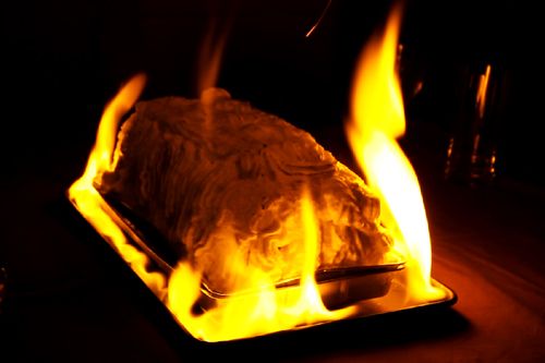 Nuked Alaska (Christmas Dessert)