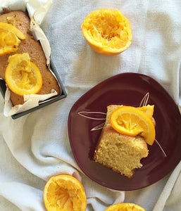 Portokalopita (syrupy Soaked Orange Cake)