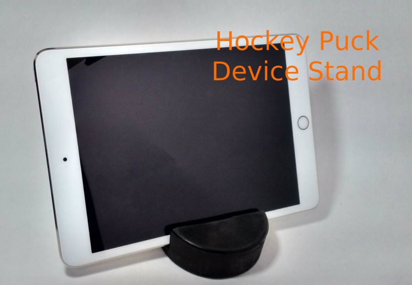 Hockey Puck Phone Stand-Minimalistic Version (v2.0)