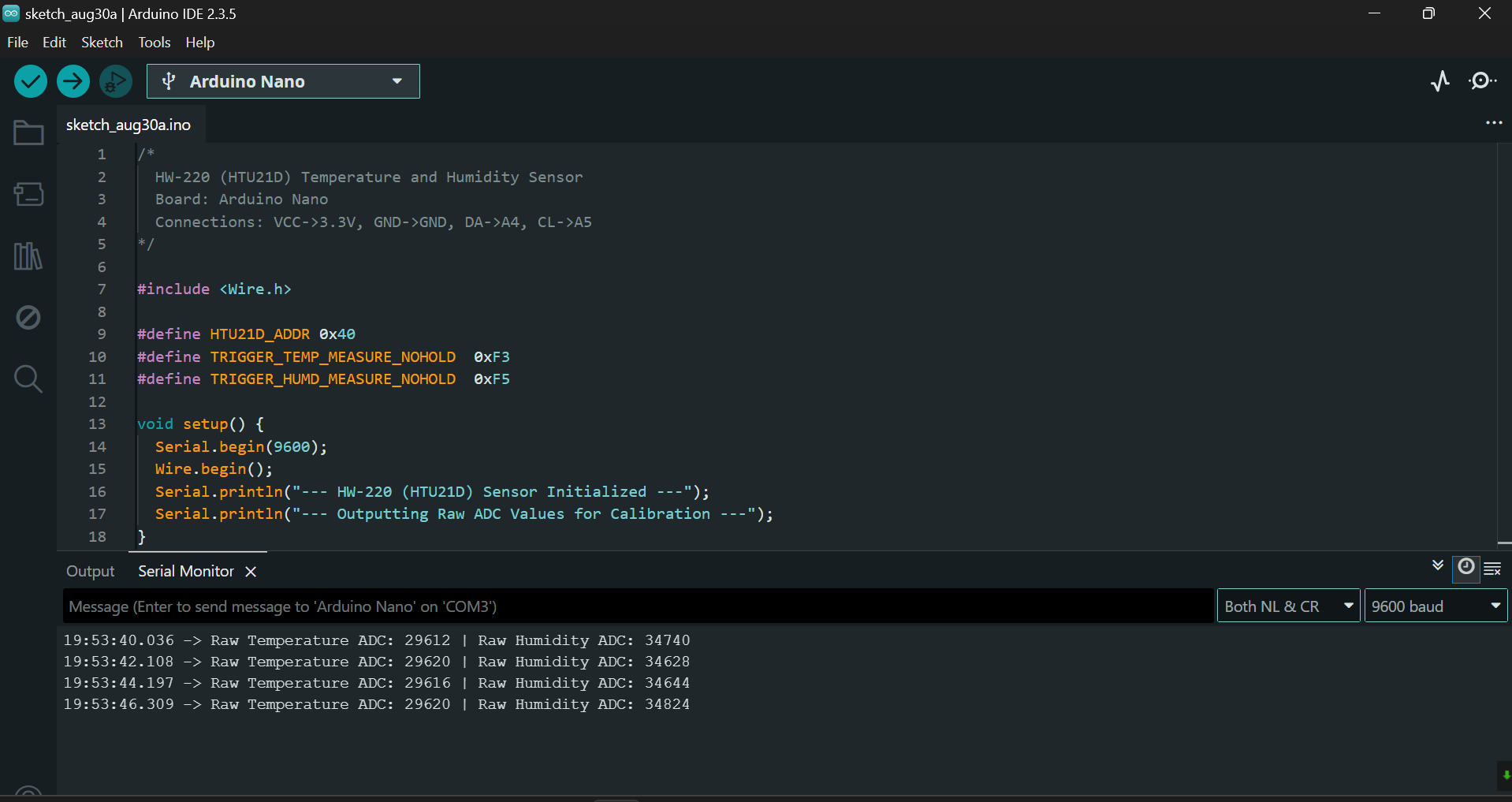 Uploading the Code