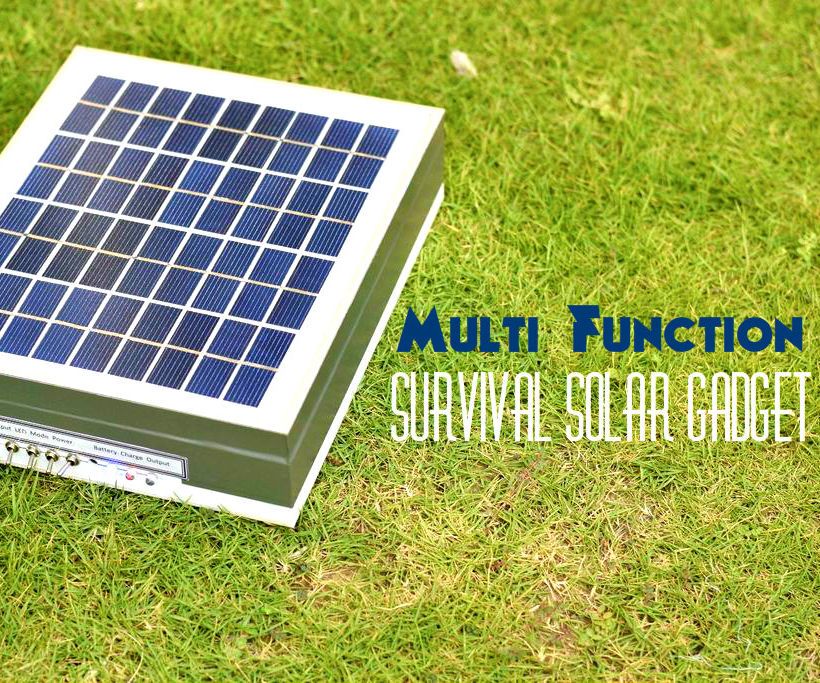Multi-Function Survival Solar Gadget on a Budget