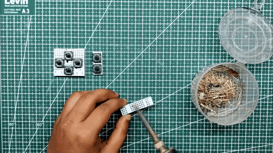 Button Board Built