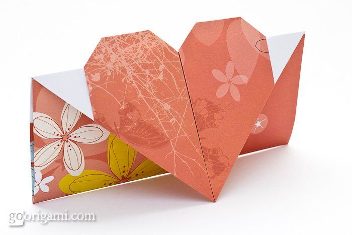 How to Make an Origami Valentines Heart Letter!