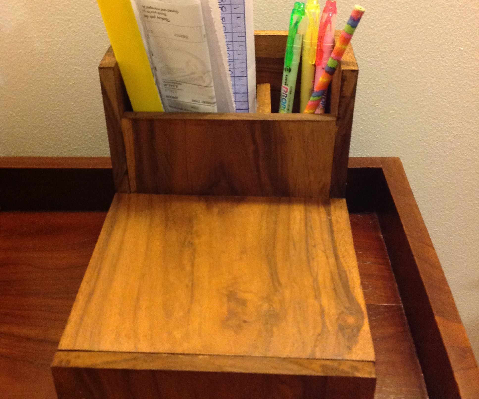 Desk Organizer With a Secret!