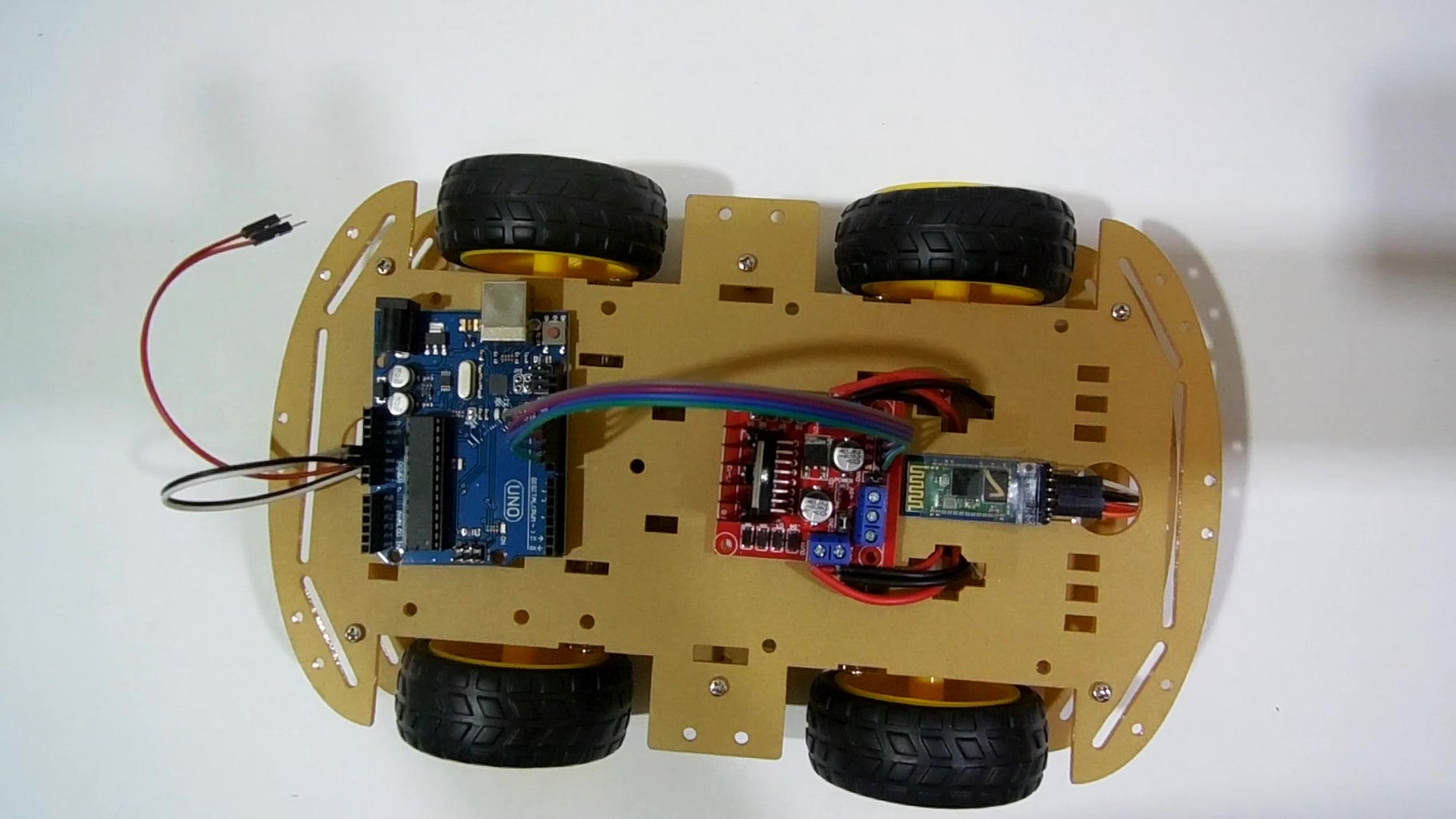 Bluetooth Controlled Robot Car 13 Steps with Pictures Circuit Diagram