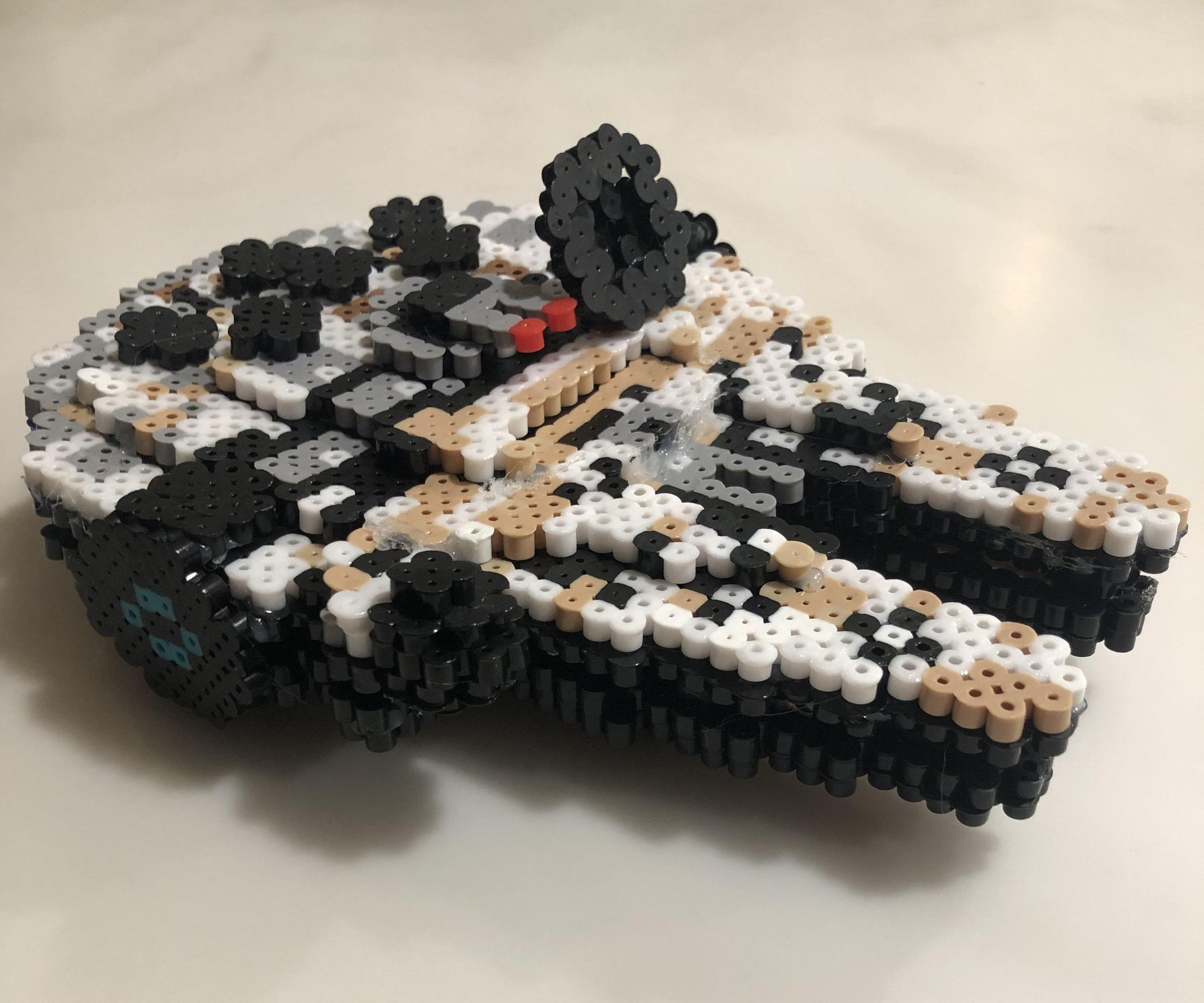 3d Perler Bead Millennium Falcon
