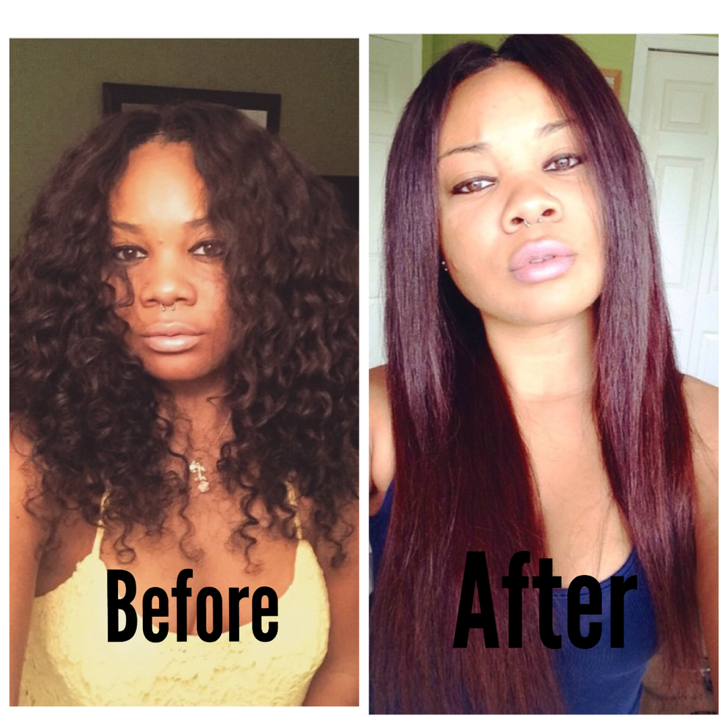 Curly Coarse Hair to Bone Straight Hair 9 Steps Instructables