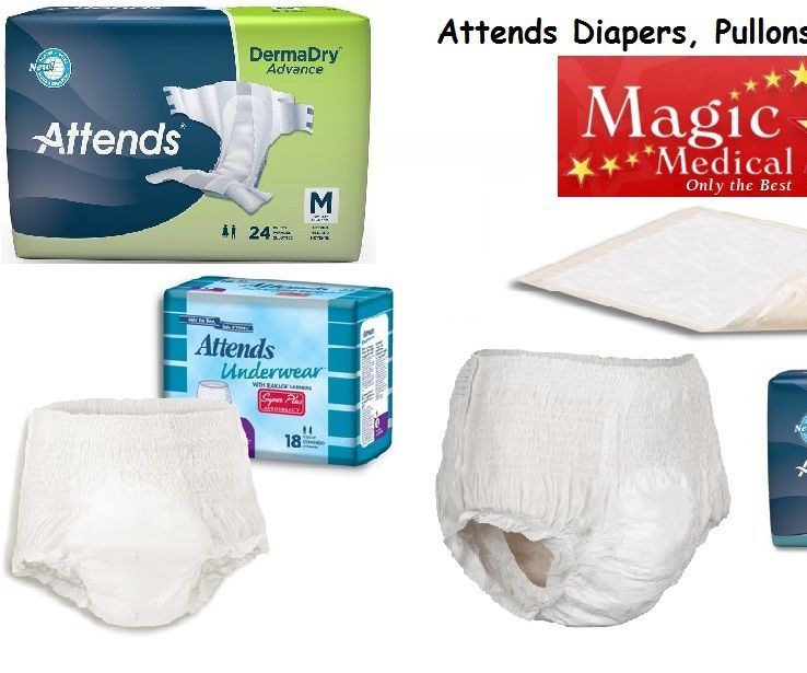 Attends Adult Diapers, Underwear & Pullons