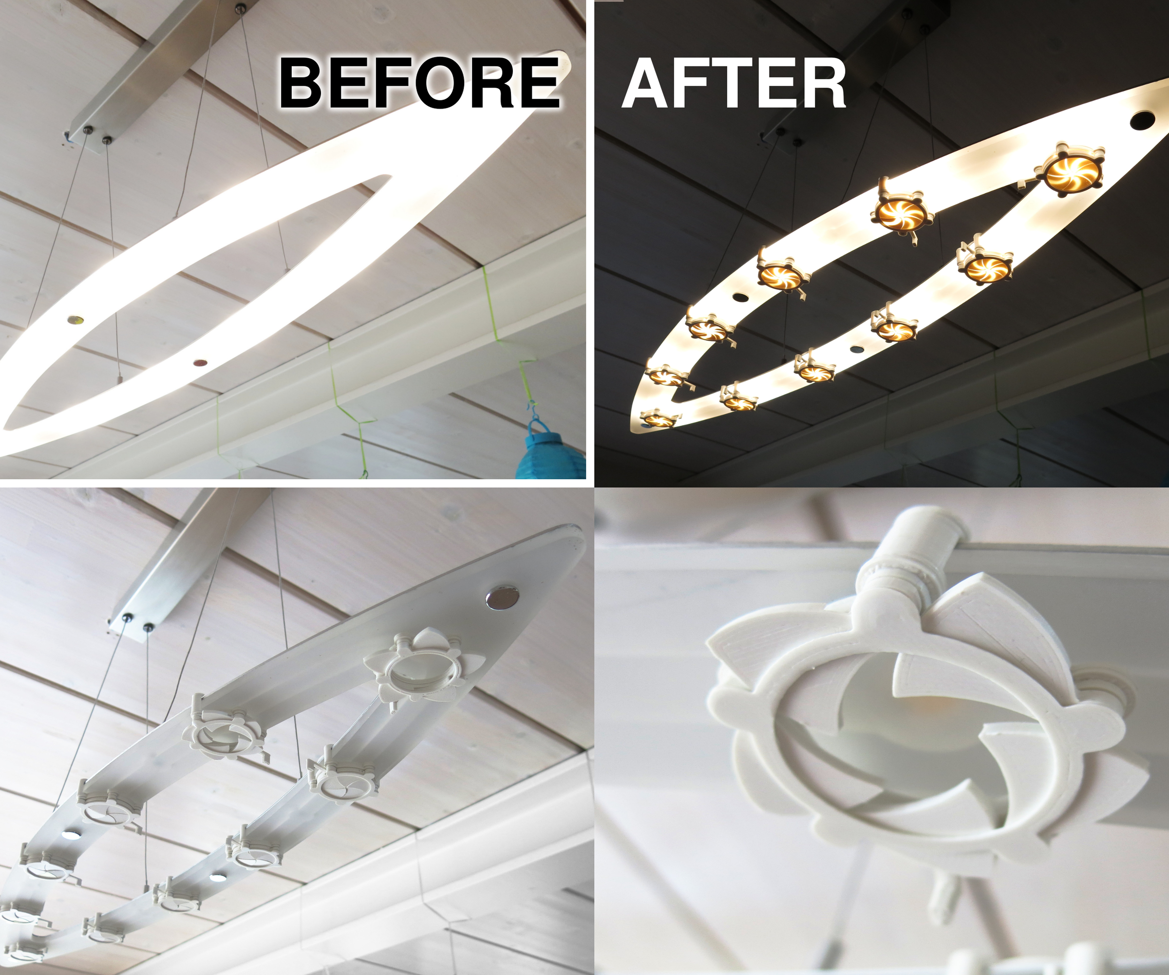 Mechanical Iris Dimmer (3D Printed)