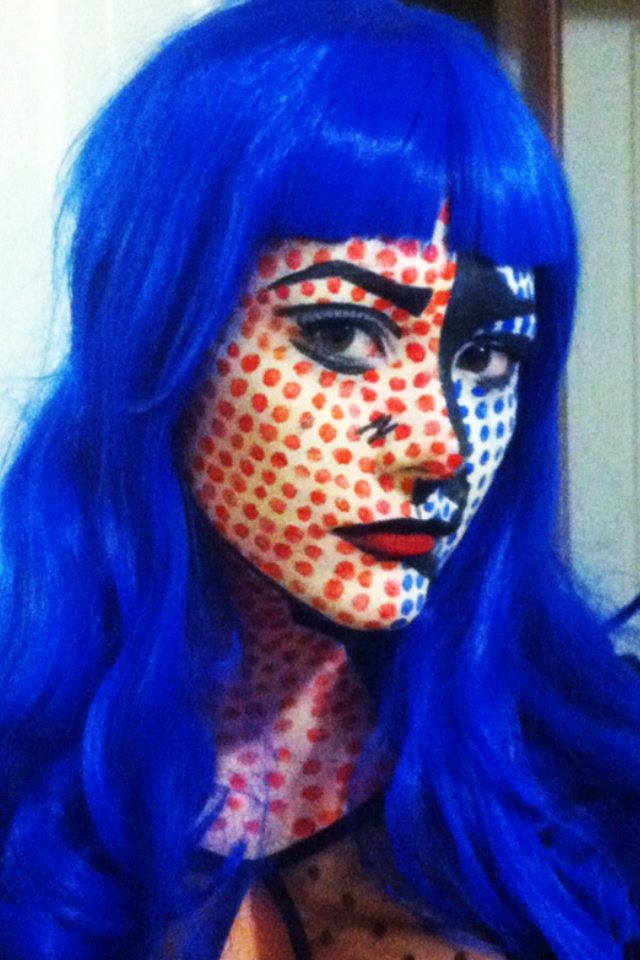 How to Create a Lichenstein Painting on Your Face!