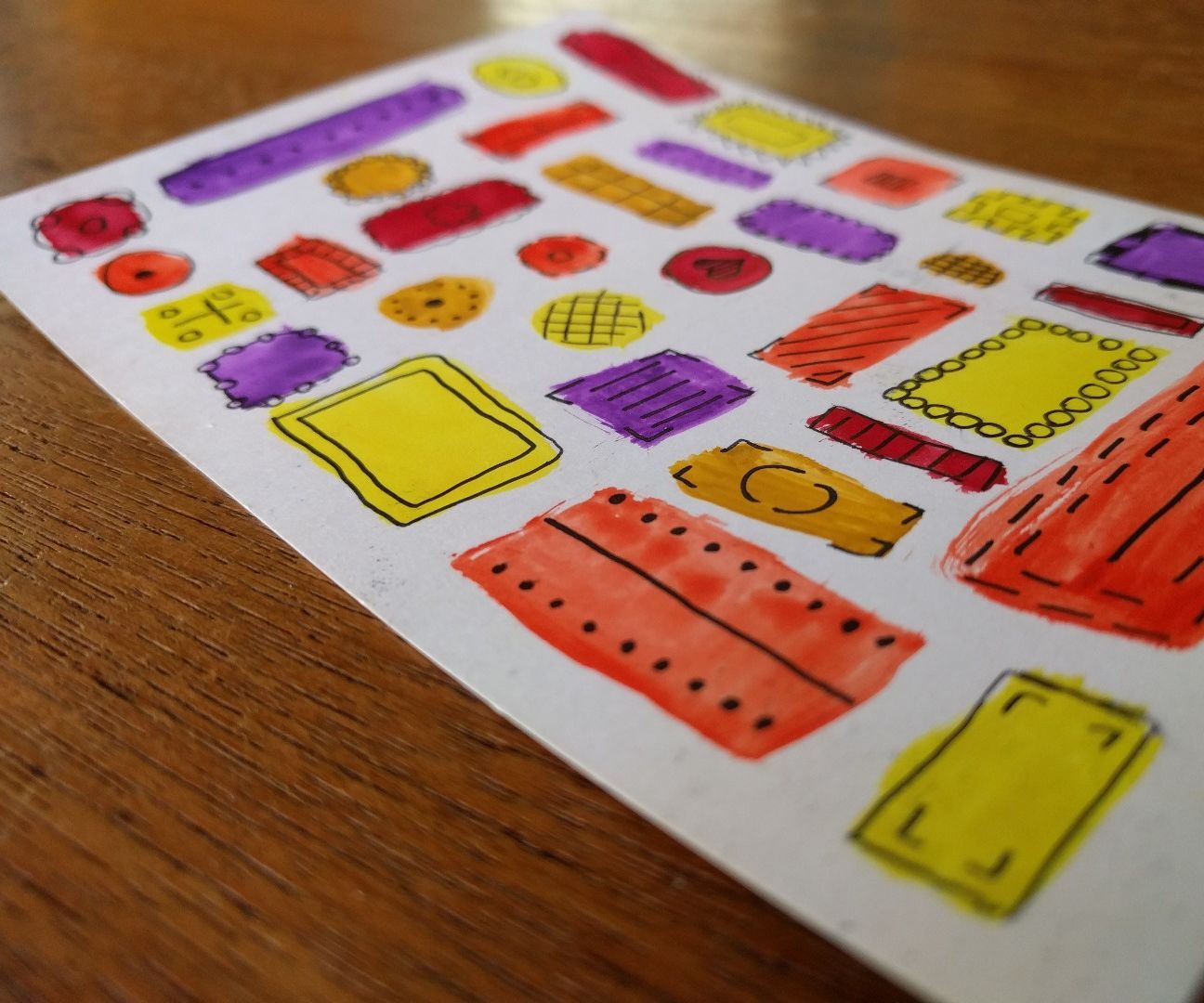 Water Color Postcard