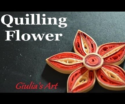  How to Make a Quilling Flower - Tutorial 2 ( Fiori )