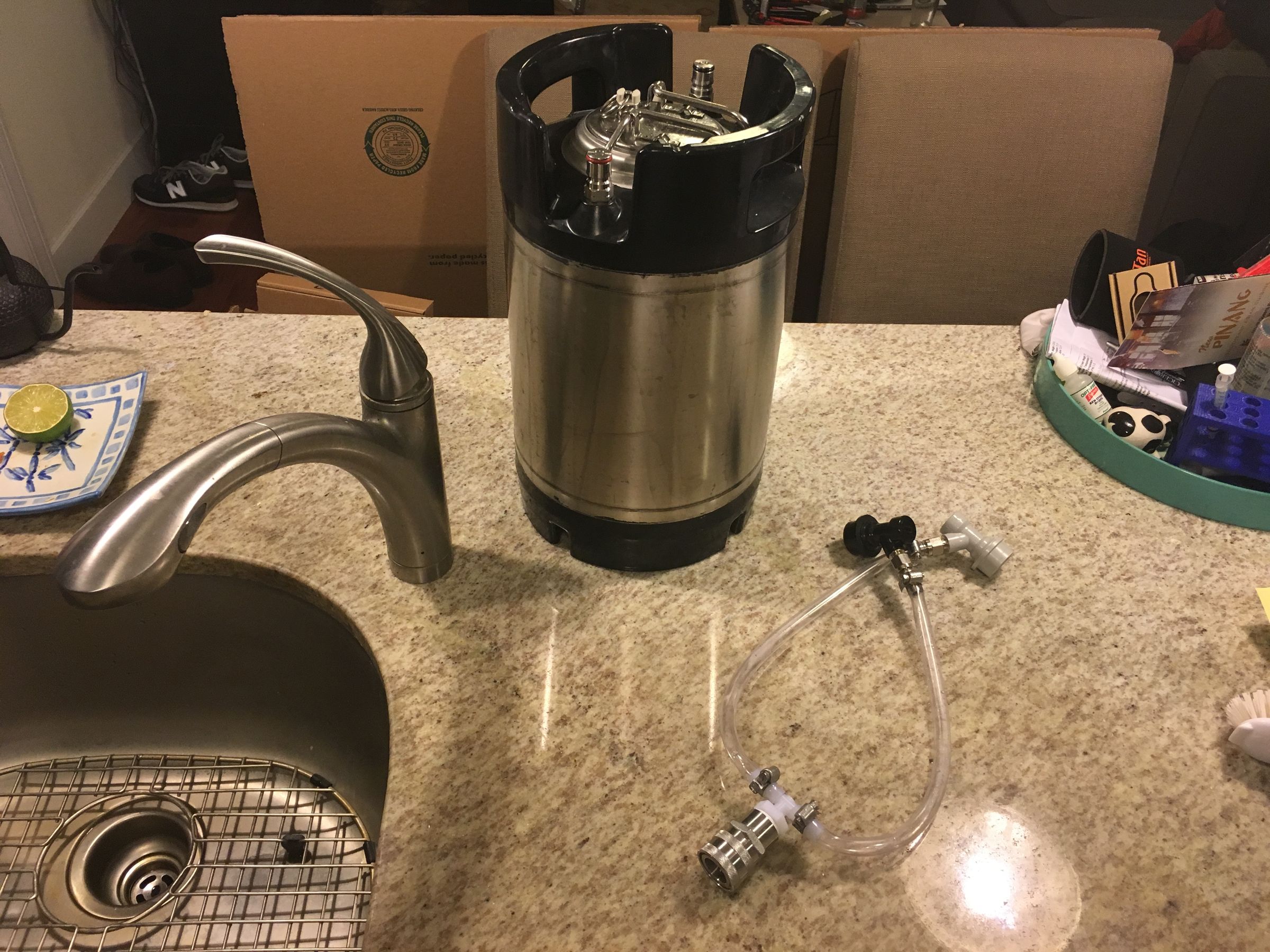 Simple Homebrew Beer Keg Washer 3 Steps Instructables