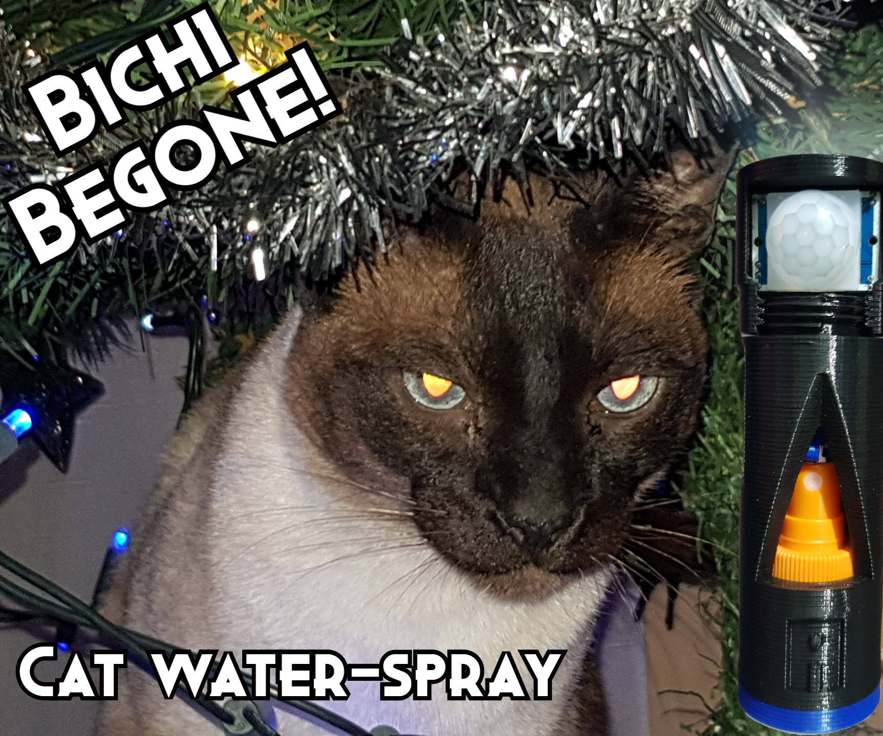 Bichi Begone! (Cat Water-Spray)