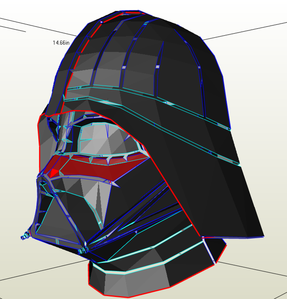 Darth Vader Mask Printable Darth Vader Sith Star Wars Helmet Matte