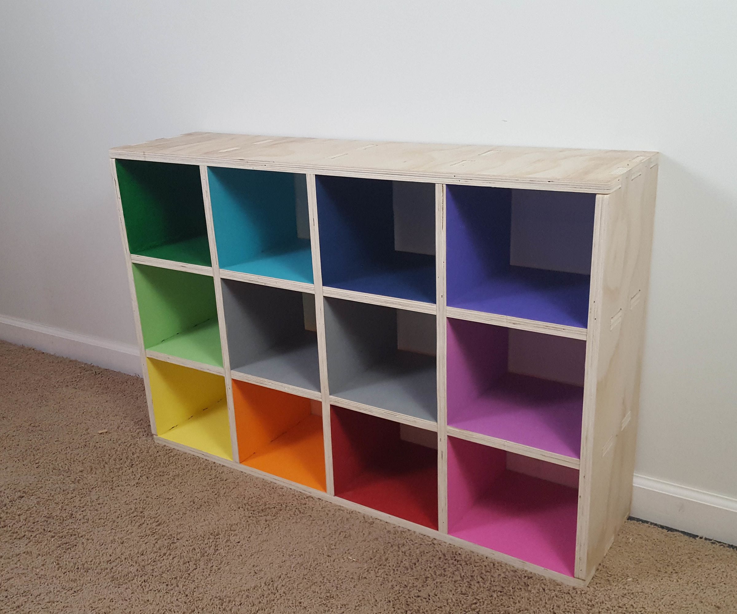Rainbow Mini Cube Shelf