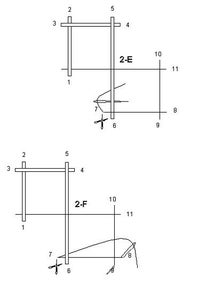 Two-Square Pattern, Making the Braided Grid.