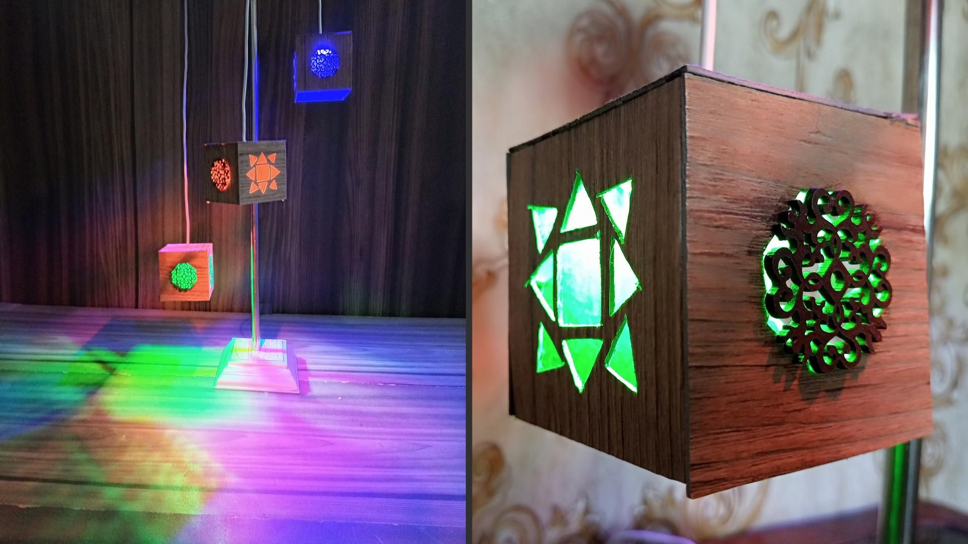 How to Make Wooden Table LampModern Design of Light LampEasy Art