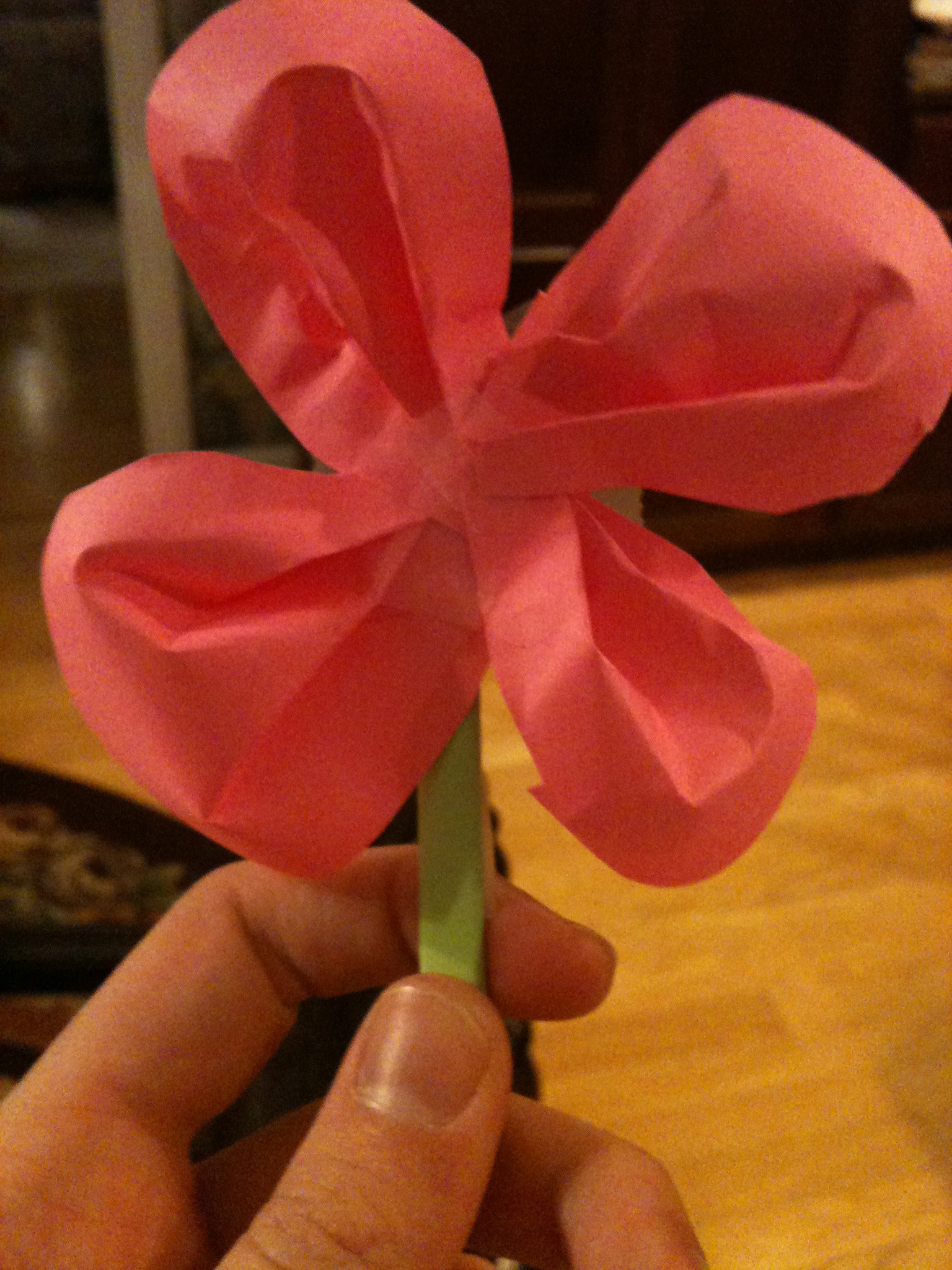 Postit Note Flower 4 Steps Instructables