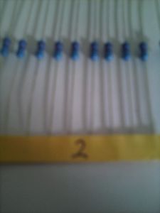 Number Each Resistor Holder 1 to 15 +