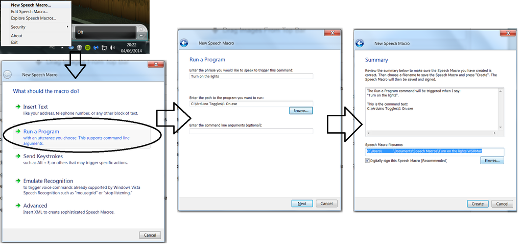 Voice Control Technology Code Voice Control the Arduino With Windows 7's Speech Recognition