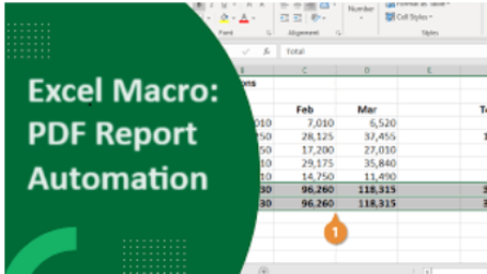 Automating PDF Report Generation With Excel Macro Button : 12 Steps ...