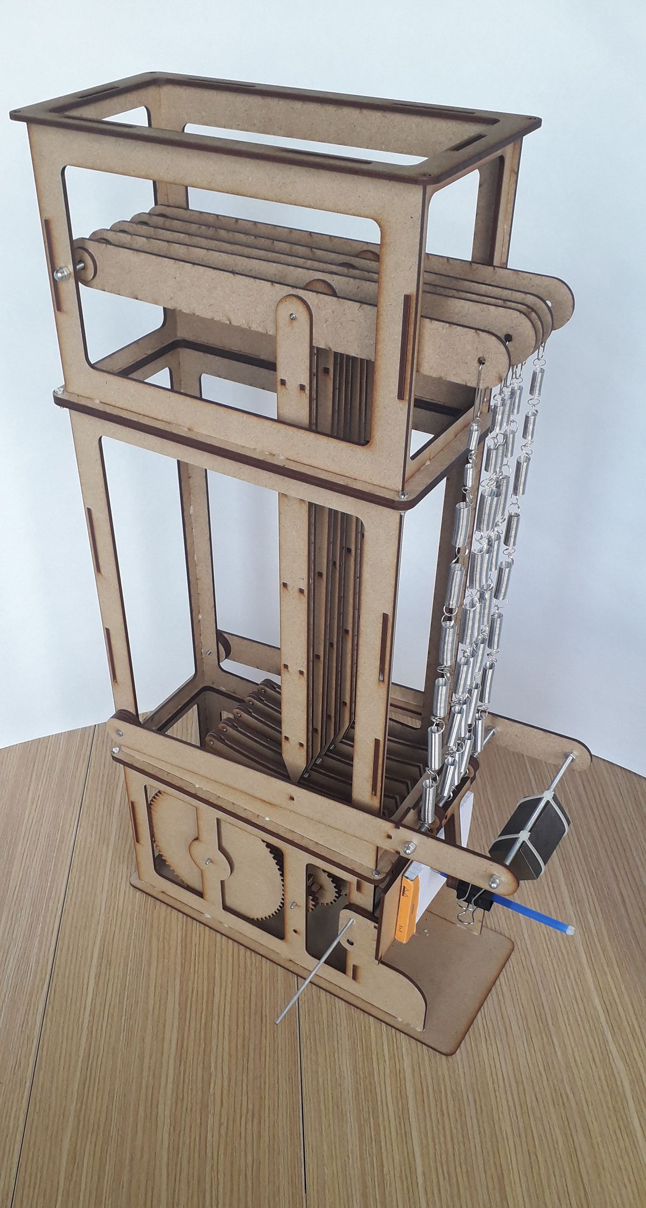 Harmonic Analyzer : Mechanical Lasercut Signal Plotter : 19 Steps (with ...