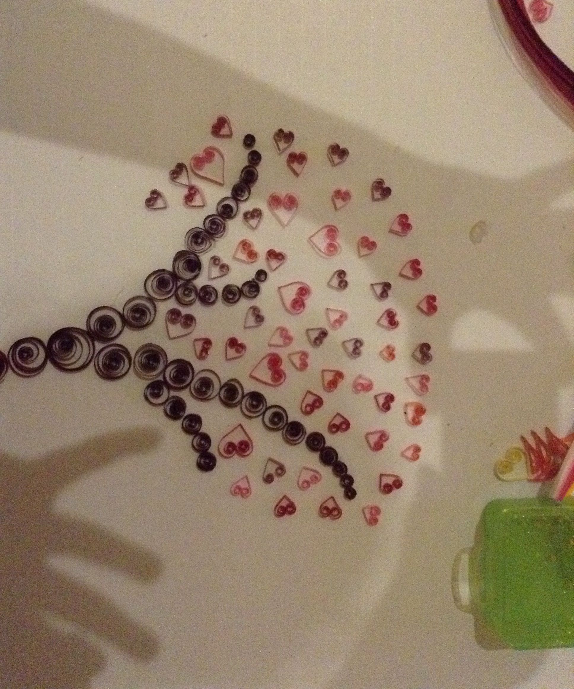 Quilled Valentine's Day Tree