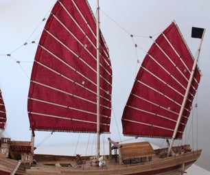 what is analysis with picture Made a Chinese Pirate Junk Ship Out of Balsa Wood