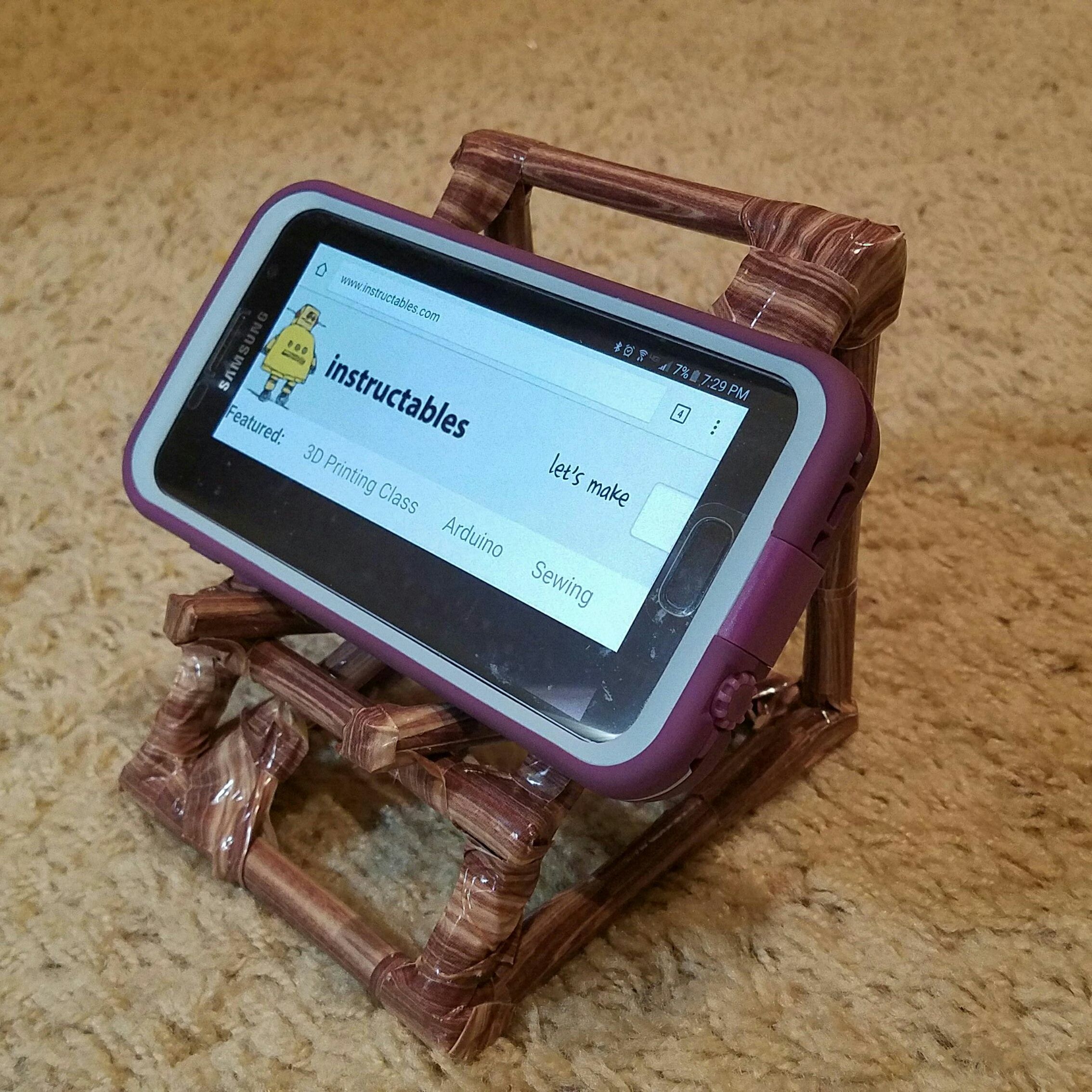 Duct Tape Phone Stand
