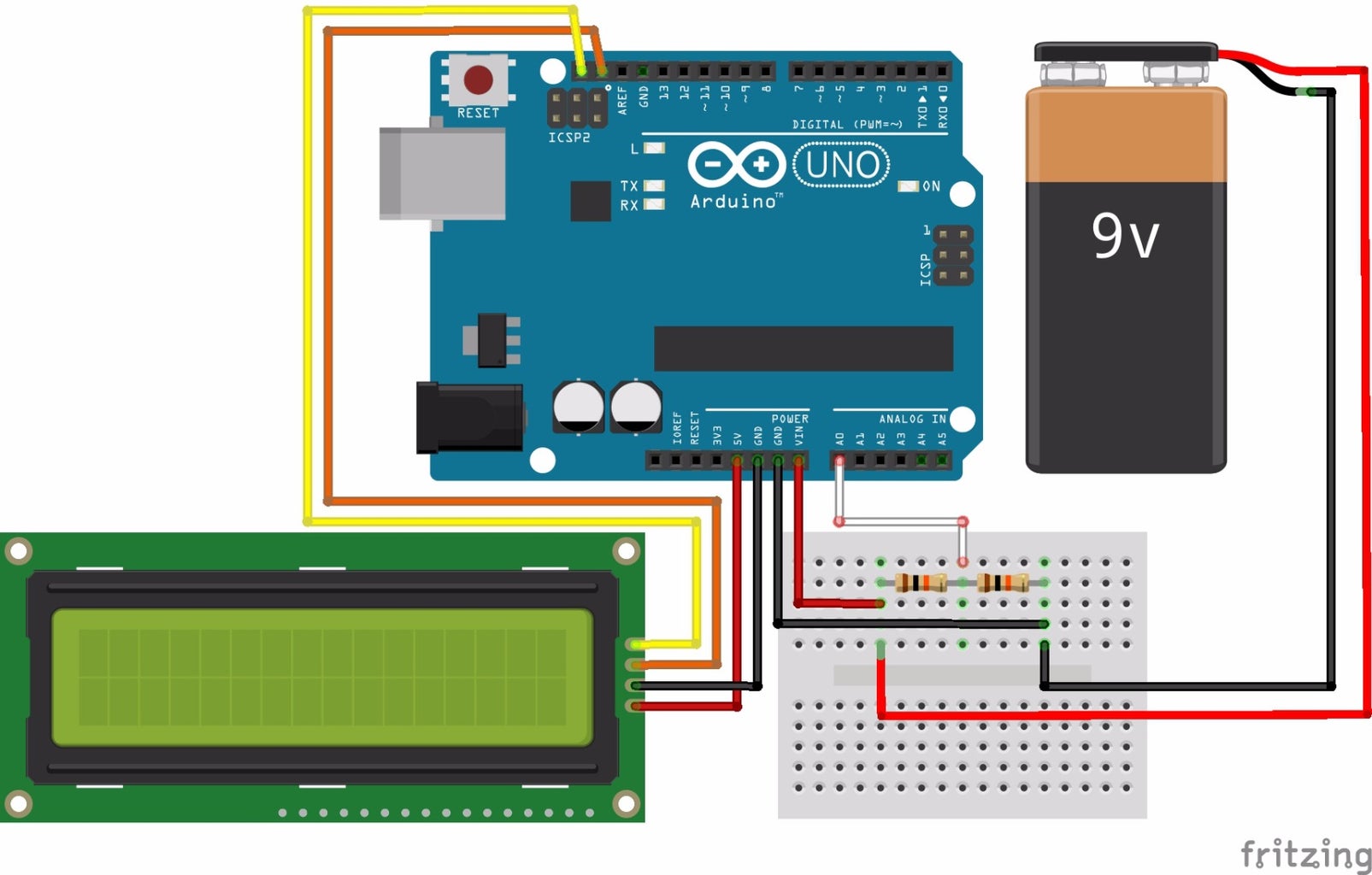 Arduino Battery Voltage Indicator : 5 Steps (with Pictures) - Instructables