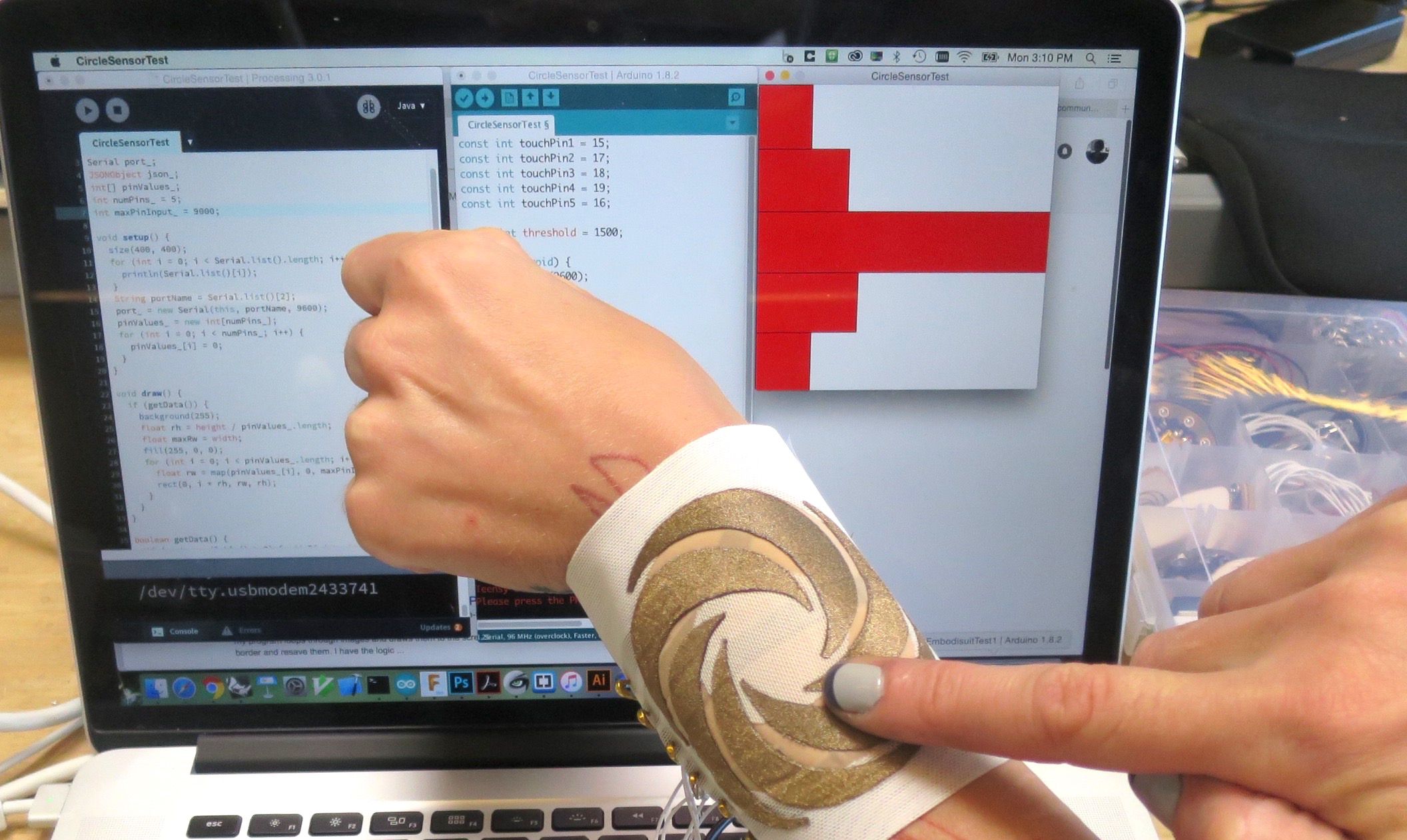 Capacitive Sensor Visualization With Processing : 4 Steps - Instructables