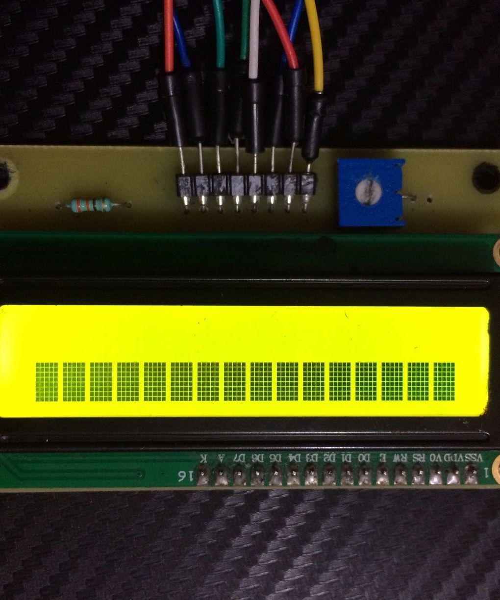 Homemade 16x2 LCD Module